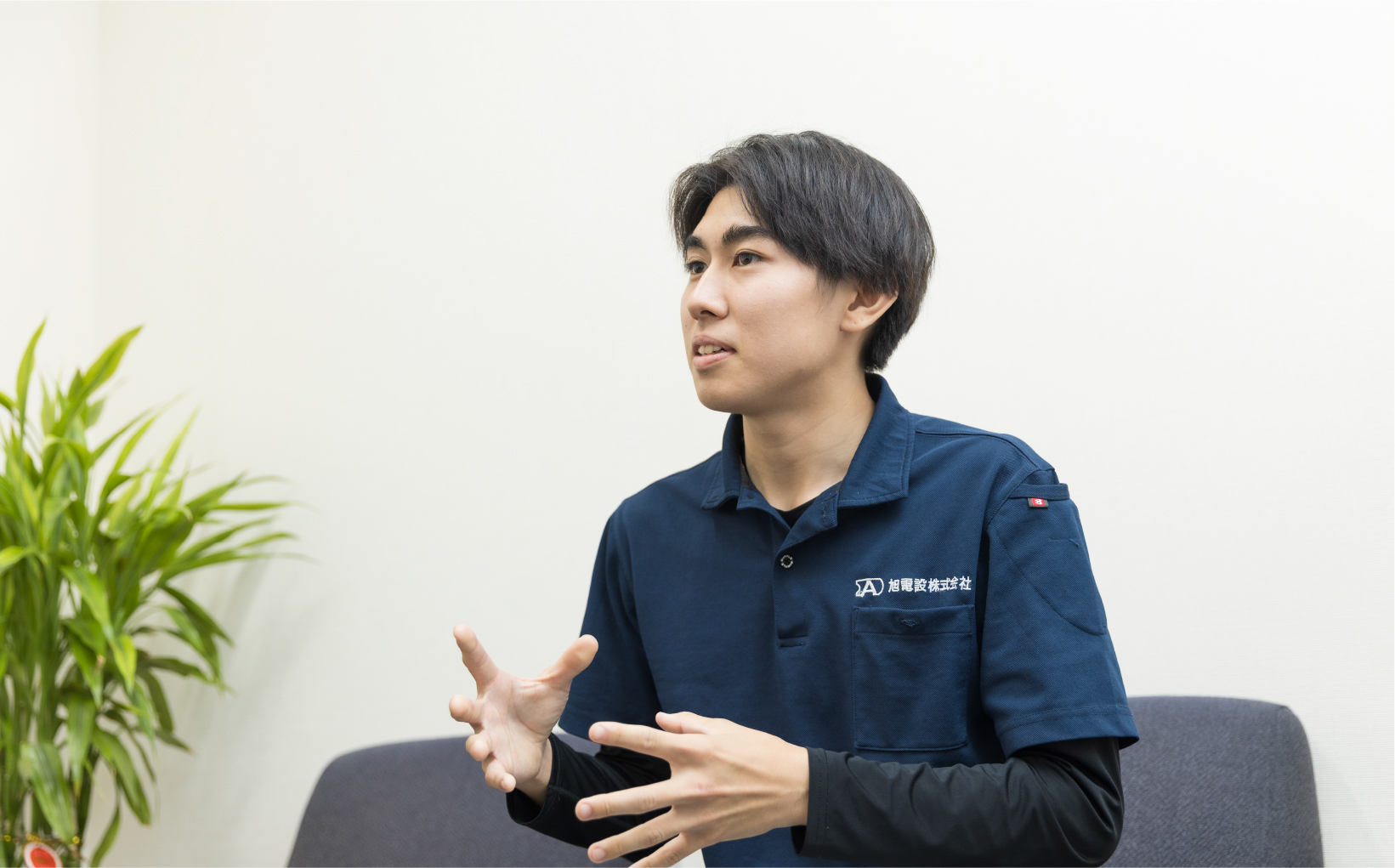 H.M.(電気工事士) 2022年4月入社